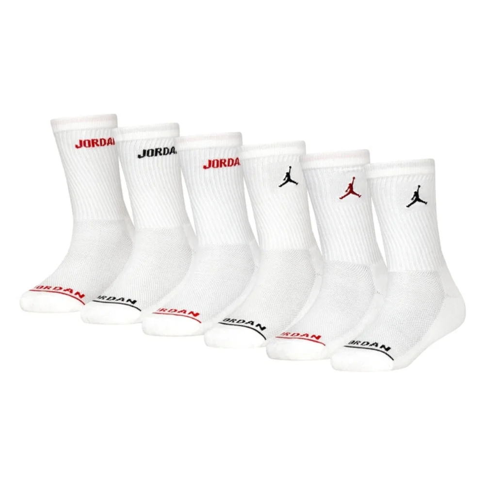 Air Jordan Legend 6 Pack Cushioned Socks. Brand New. Big Kids 5y - 7y.